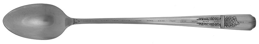 Celebrity-Wild Rose (Silverplate, 1939) Iced Tea Spoon by Oneida Silver-1