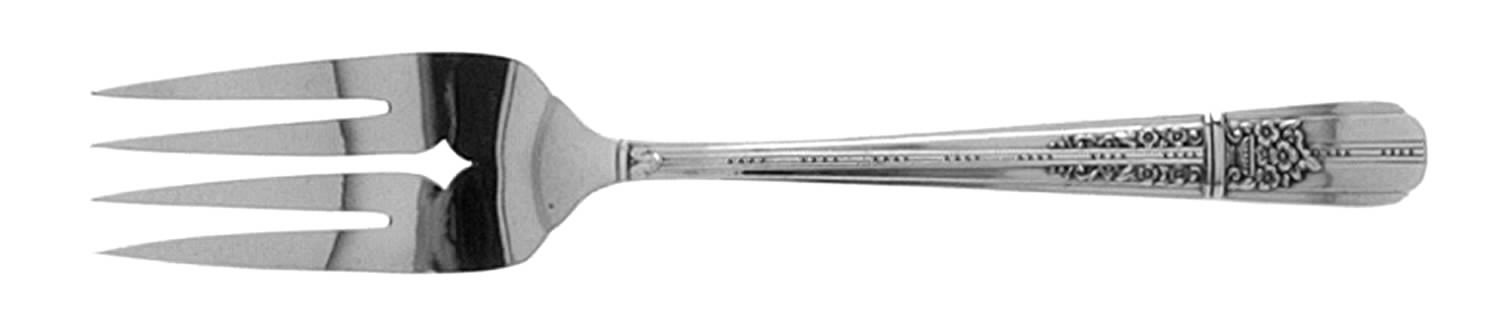 Celebrity-Wild Rose (Silverplate, 1939) Individual Salad Fork by Oneida Silver-1