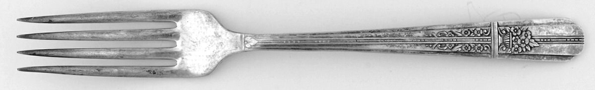 Celebrity-Wild Rose (Silverplate, 1939) Fork by Oneida Silver-1