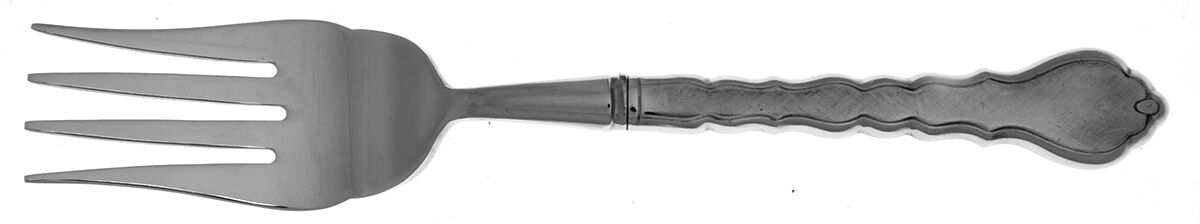Cello (Stainless, Betty Crocker) Cold Meat Fork Large, Stainless Tines HC by Oneida Silver-1