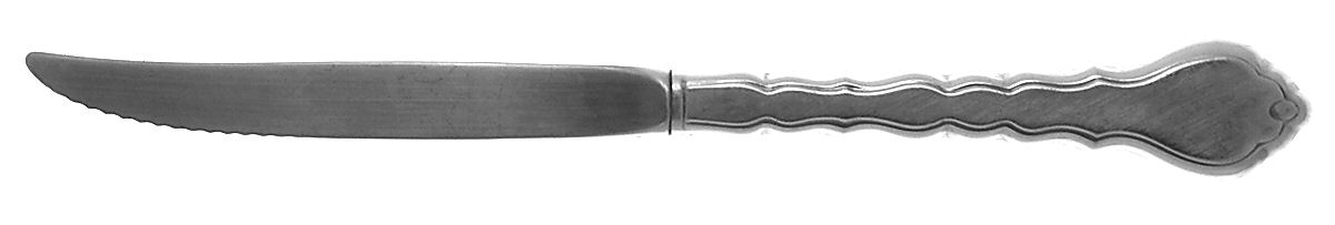 Cello (Stainless, Betty Crocker) Individual Steak Knife Hollow Handle by Oneida Silver-1