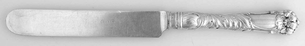 Cereta (Silverplate, 1902) Old French Hollow Knife with Bolster by Oneida Silver-1