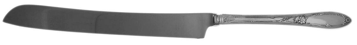 Chateau (Silverplate, 1934) Wedding Cake Knife with Stainless Blade HC by Oneida Silver-1