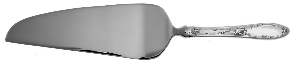 Chateau (Silverplate, 1934) Pie and Cake Server with Stainless Blade HC by Oneida Silver-1