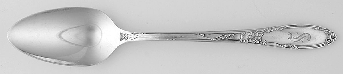 Chateau (Silverplate, 1934) Monogram Teaspoon by Oneida Silver-1