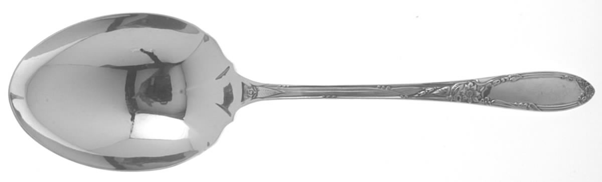 Chateau (Silverplate, 1934) Solid Smooth Casserole Spoon by Oneida Silver-1