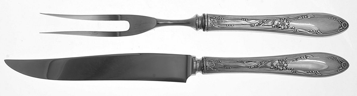Chateau (Silverplate, 1934) Small Stainless Blade 2-Piece Steak Carving Set by Oneida Silver-1