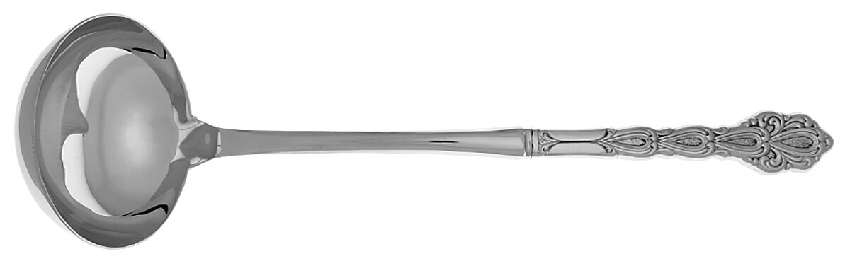 Chandelier (Stainless) Soup Ladle with Stainless Bowl HC by Oneida Silver-1