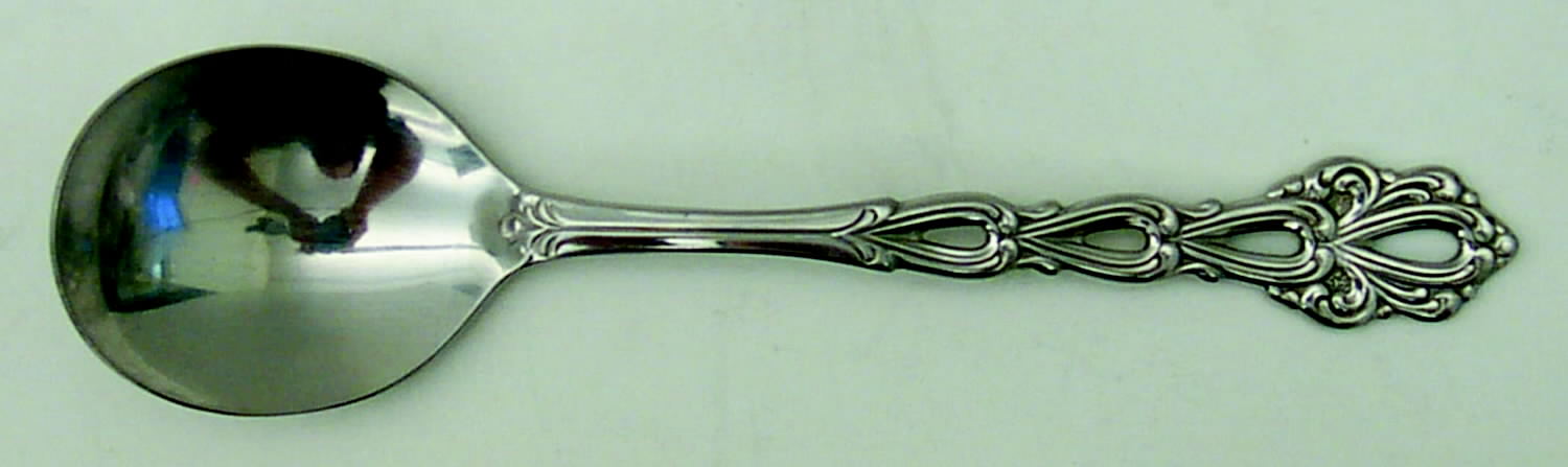 Chandelier (Stainless) Round Bowl Soup Spoon (Gumbo) by Oneida Silver-1