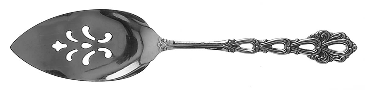 Chandelier (Stainless) Pierced All Stainless Pie Server by Oneida Silver-1