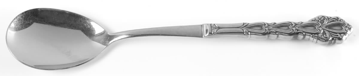 Chandelier (Stainless) Salad Servng Spoon with Stainless Bowl by Oneida Silver-1