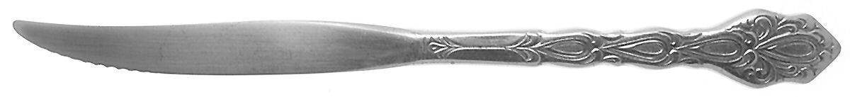 Chandelier (Stainless) Individual Solid Handle Steak Knife by Oneida Silver-1