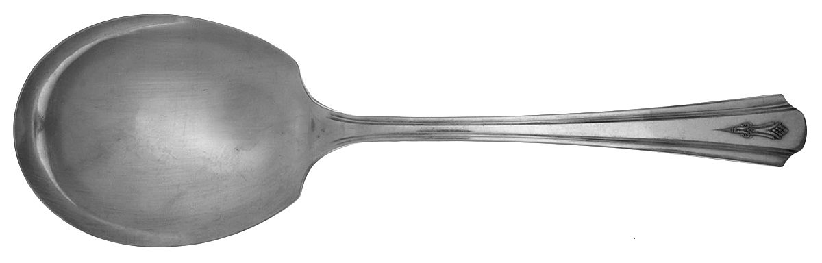 Charmion (Silverplate, 1933) Solid Smooth Casserole Spoon by Oneida Silver-1