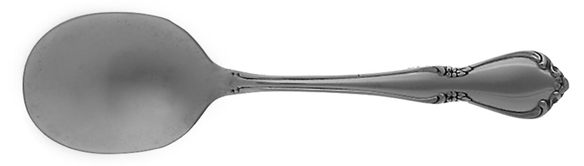 Chateau (Stainless, Glossy) Straight Handle Baby Spoon by Oneida Silver-1