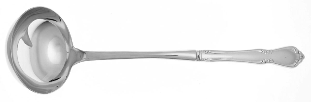 Chateau (Stainless, Glossy) Soup Ladle with Stainless Bowl HC by Oneida Silver-1