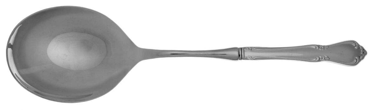 Chateau (Stainless, Glossy) Casserole Spoon with Smooth Stainless Bowl HC by Oneida Silver-1