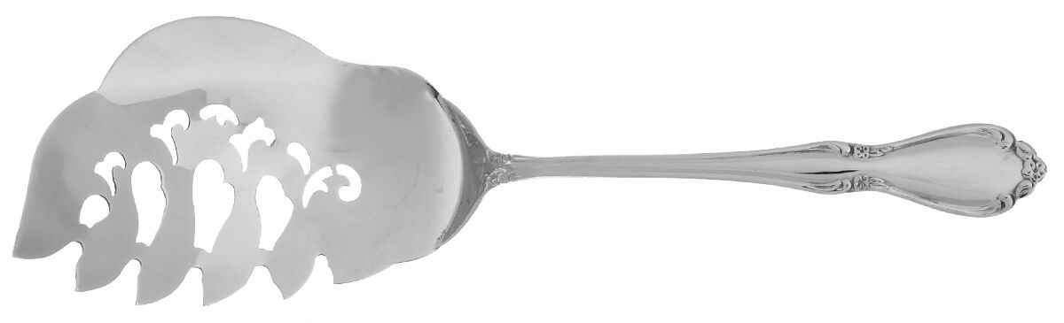 Chateau (Stainless, Glossy) Macaroni Server With Stainless Blade HC by Oneida Silver-1