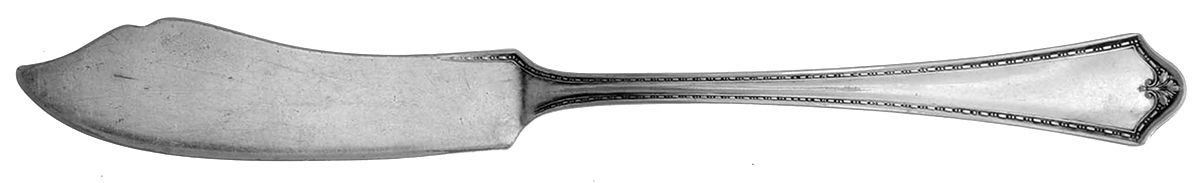 Chatauqua (Silverplate, 1916) Flat Handle Master Butter Knife by Oneida Silver-1
