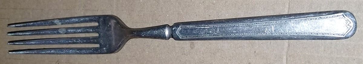 Chatauqua (Silverplate, 1916) Indented Solid Handled Fork by Oneida Silver-1