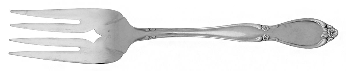 Chatelaine (Stainless) Pierced Extra Large Buffet Fork by Oneida Silver-1