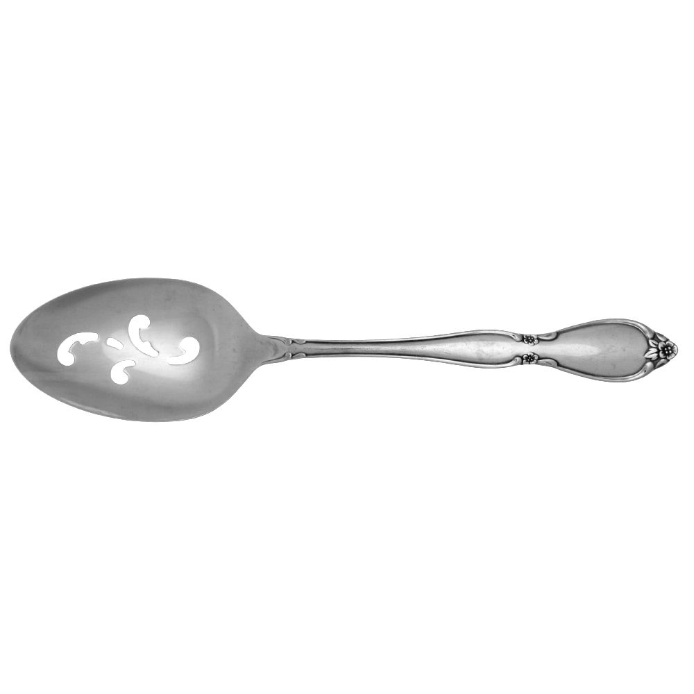 Chatelaine (Stainless) Pierced Tablespoon (Serving Spoon) by Oneida Silver-1