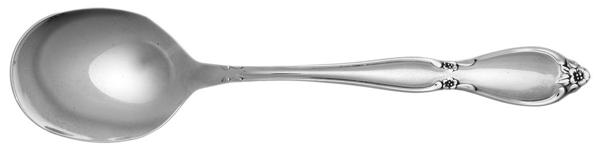 Chatelaine (Stainless) Round Bowl Soup Spoon (Cream Soup) HC by Oneida Silver-1