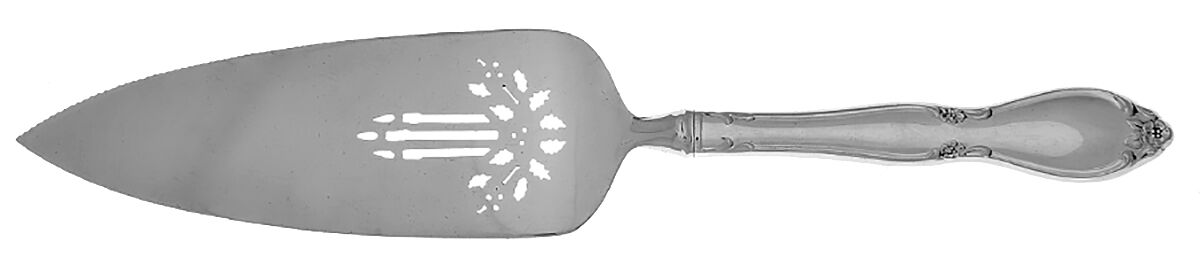 Chatelaine (Stainless) Pierced Holiday Pie Server Stainless Blade HC by Oneida Silver-1