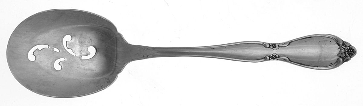 Chatelaine (Stainless) Large Solid Jelly Server by Oneida Silver-1