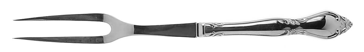 Chatelaine (Stainless) Large Stainless-Prong Roast Carving Fork by Oneida Silver-1