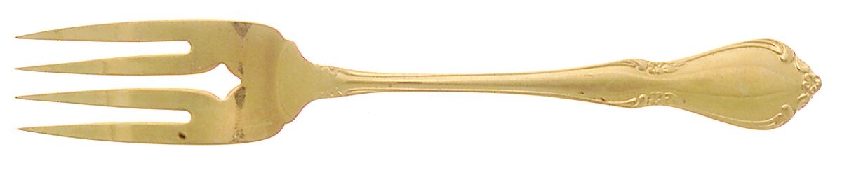 Chateau (Gold Electroplate) Individual Salad Fork by Oneida Silver-1