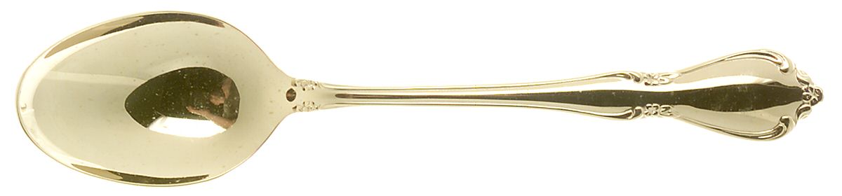 Chateau (Gold Electroplate) Place/Oval Soup Spoon by Oneida Silver-1