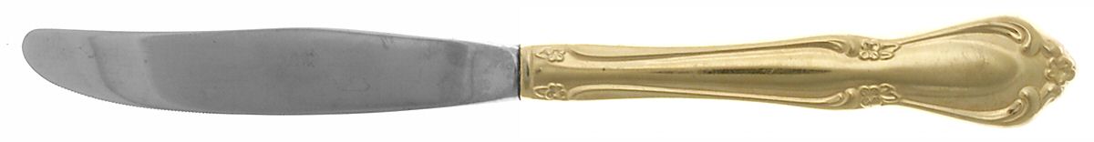 Chateau (Gold Electroplate) Modern Hollow Knife by Oneida Silver-1