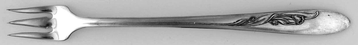Cherie (Silverplate, 1957) Cocktail/Seafood Fork by Oneida Silver-1