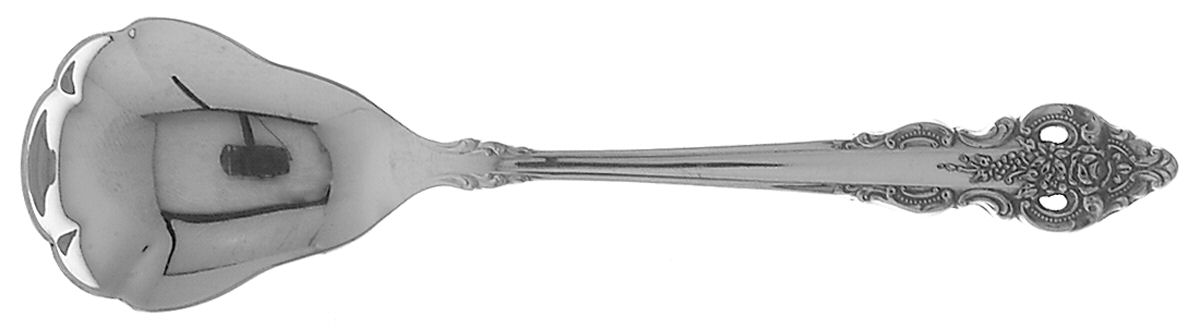 Cherbourg (Stainless, Community) Sugar Shell Spoon by Oneida Silver-1