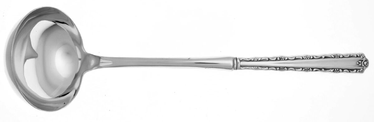 Cherie (Stainless) Gravy Ladle with No Spout Stainless Bowl HC by Oneida Silver-1
