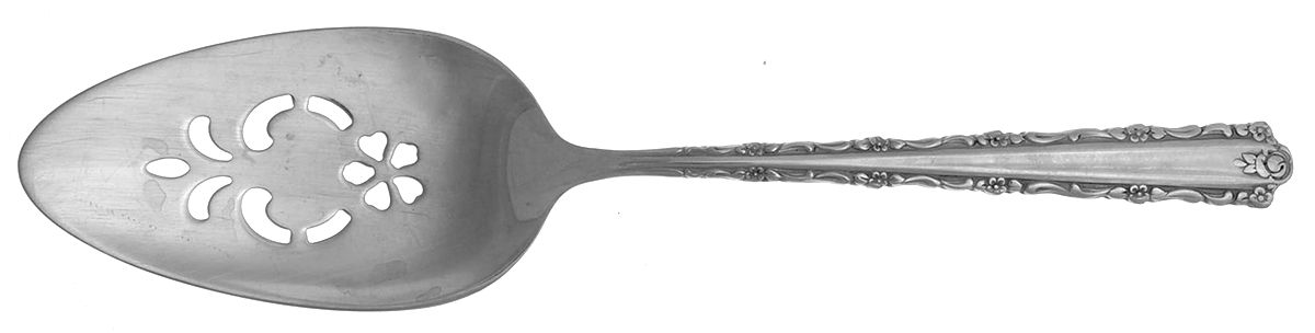 Cherie (Stainless) Pierced All Stainless Pie Server by Oneida Silver-1