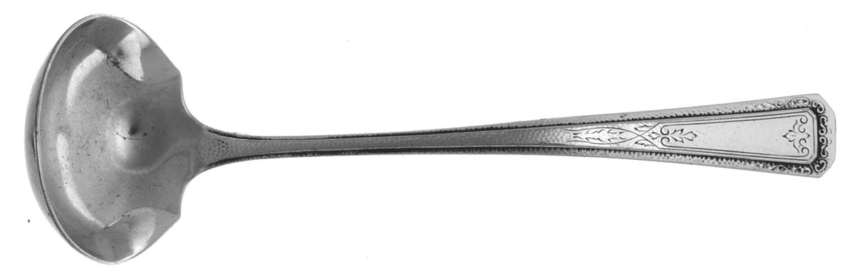 Cheshire (Silverplate, 1925) Solid Piece Cream Ladle by Oneida Silver-1
