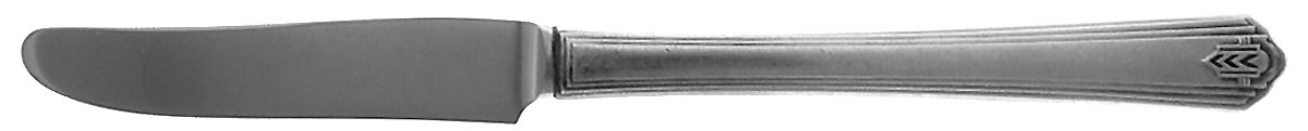 Chevron (Silverplate, 1930) New French Hollow Grille Knife by Oneida Silver-1
