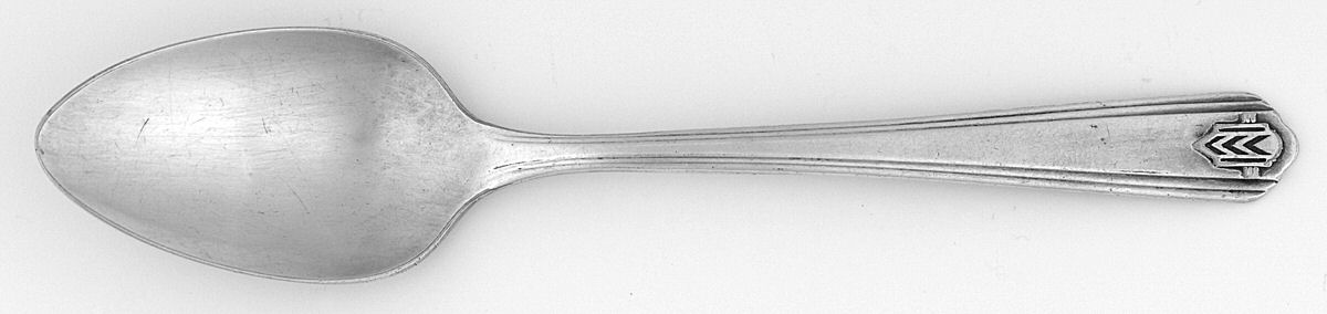 Chevron (Silverplate, 1930) Teaspoon by Oneida Silver-1