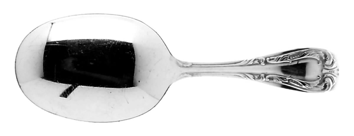 Chalice-Harmony (Silverplate, 1958) Curved Handle Baby Spoon by Oneida Silver-1