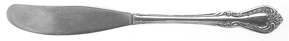 Chalice-Harmony (Silverplate, 1958) Flat Handle Butter Spreader by Oneida Silver-1
