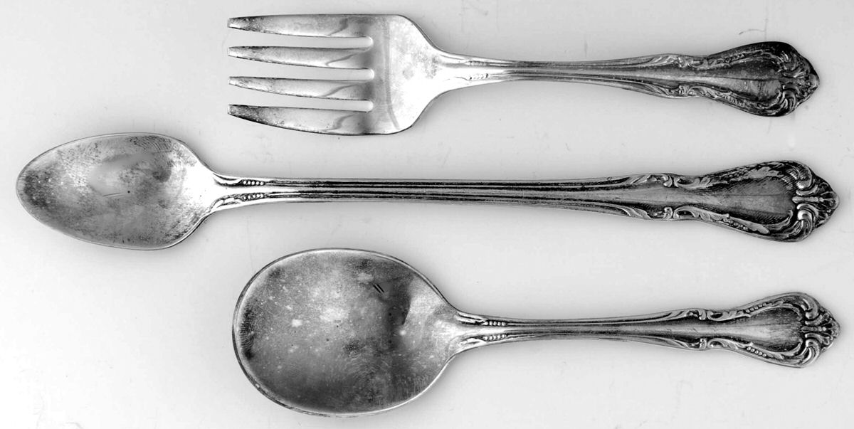 Chalice-Harmony (Silverplate, 1958) 3-Piece Baby Set (BF, BS, INS) by Oneida Silver-1