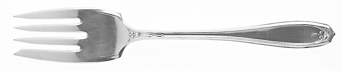 Chippendale (Silverplate, 1919) Dessert Fork by Oneida Silver-1