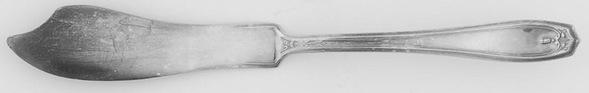 Chippendale (Silverplate, 1919) Flat Handle Master Butter Knife by Oneida Silver-1