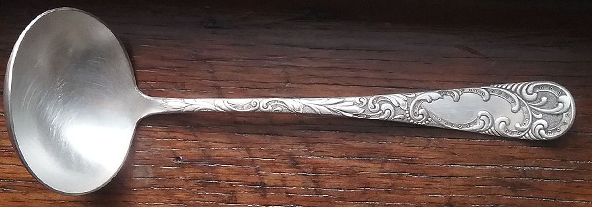 Christine (Silverplate, 1890) Solid Soup Ladle by Oneida Silver-1