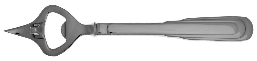 Cityscape (Stainless) Bottle/Can Opener with Stainless Bowl HC by Oneida Silver-1