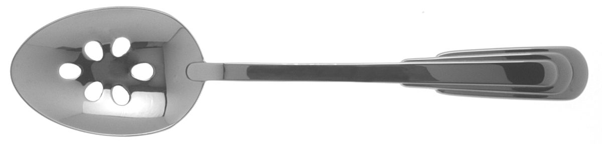 Cityscape (Stainless) Pierced Tablespoon (Serving Spoon) by Oneida Silver-1