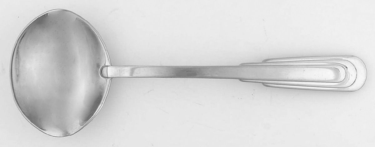 Cityscape (Stainless) Solid Gravy Ladle by Oneida Silver-1