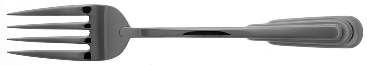 Cityscape (Stainless) Medium Solid Cold Meat Serving Fork by Oneida Silver-1