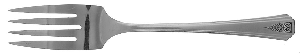 Clarion (Silverplate, 1931) Individual Salad Fork by Oneida Silver-1